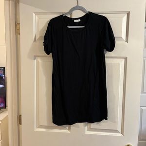 Silence + noise black tshirt dress